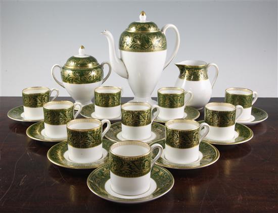 A Wedgwood Florentine coffee set, (23)